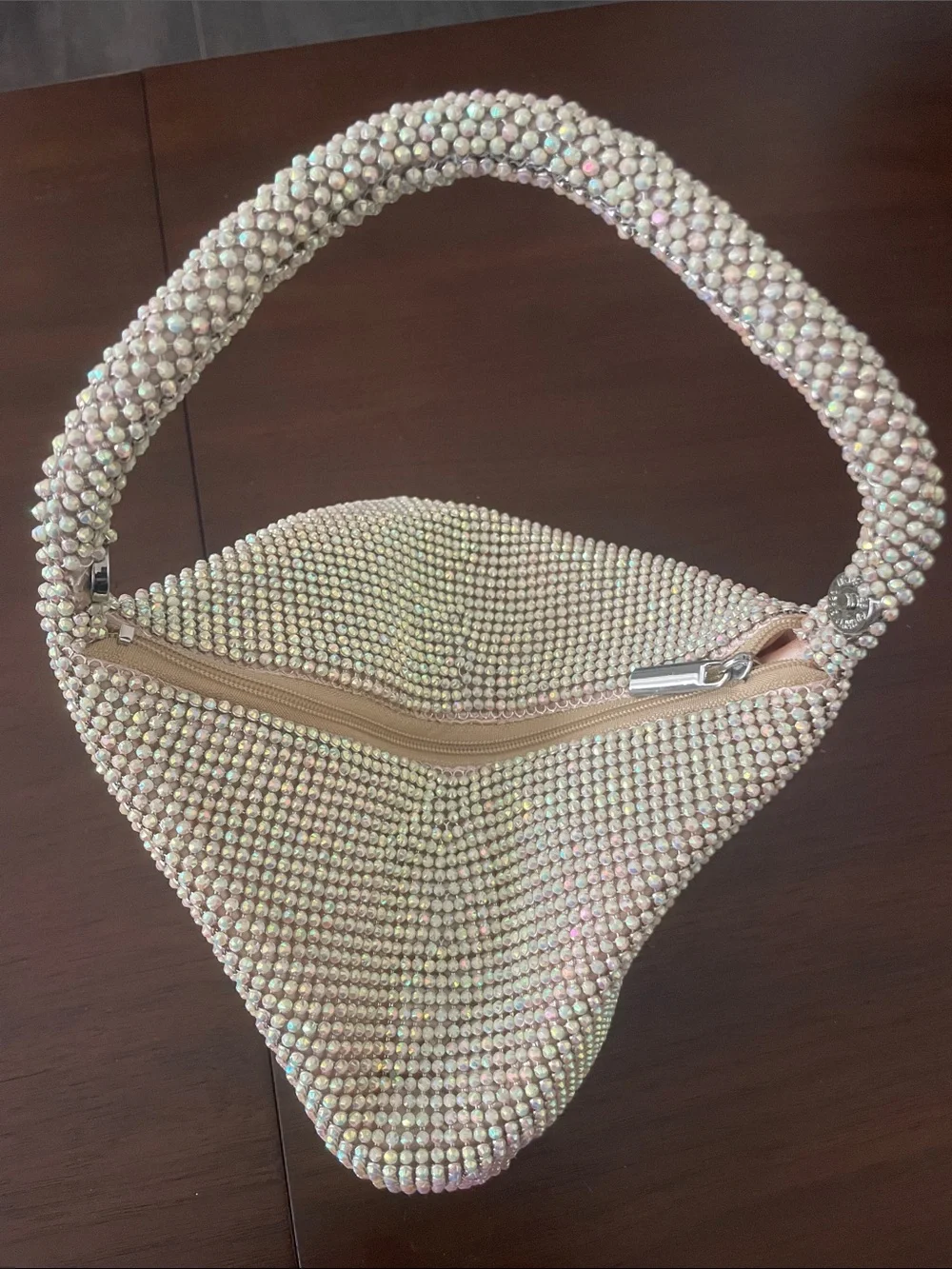 Kelly & Katie Iridescent Beaded Wristlet